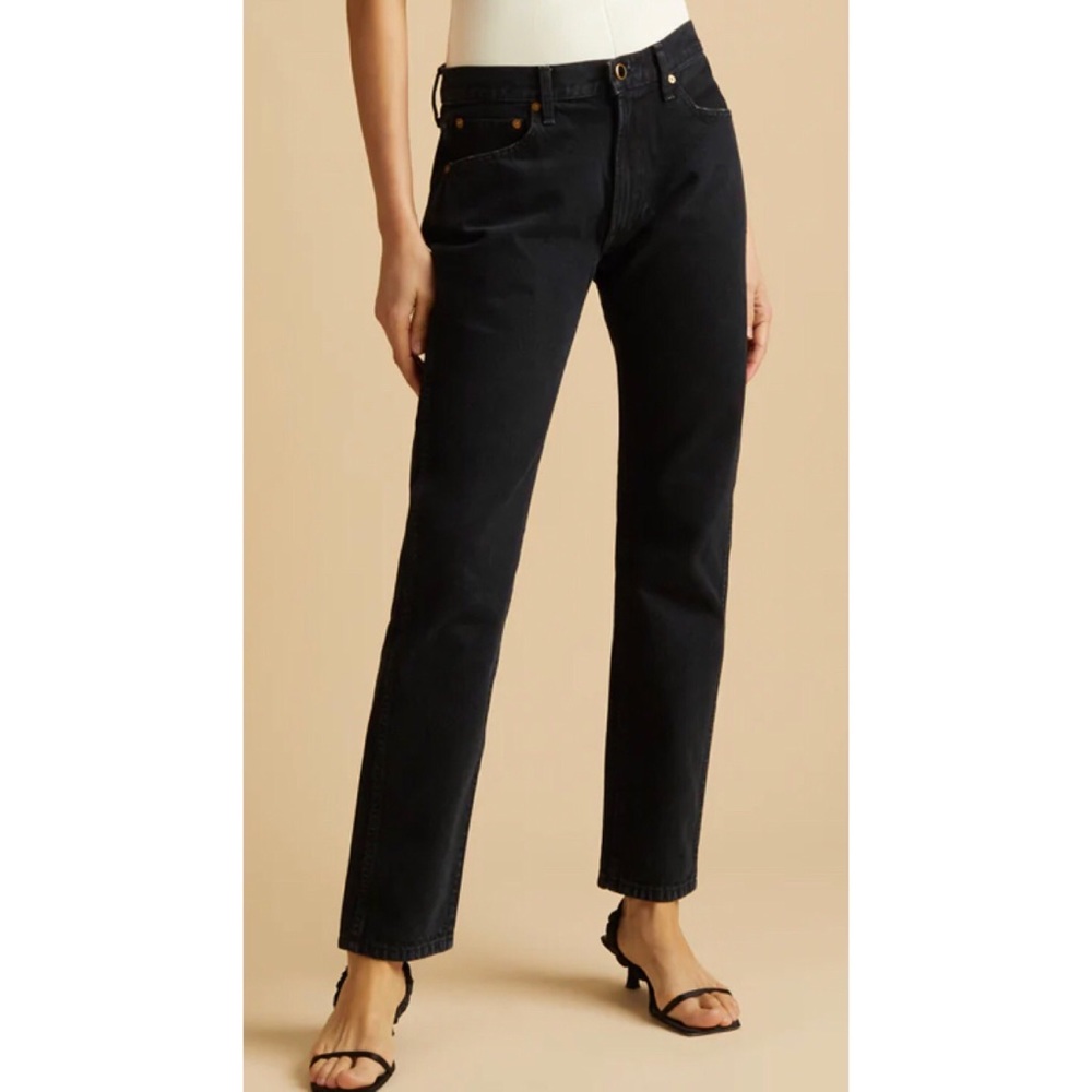 Khaite Kyle Jean in Black Size 28